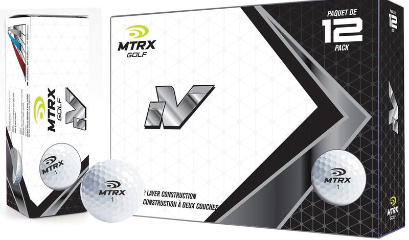 MTRX iV Golf Balls, Yellow, 12-pk P4