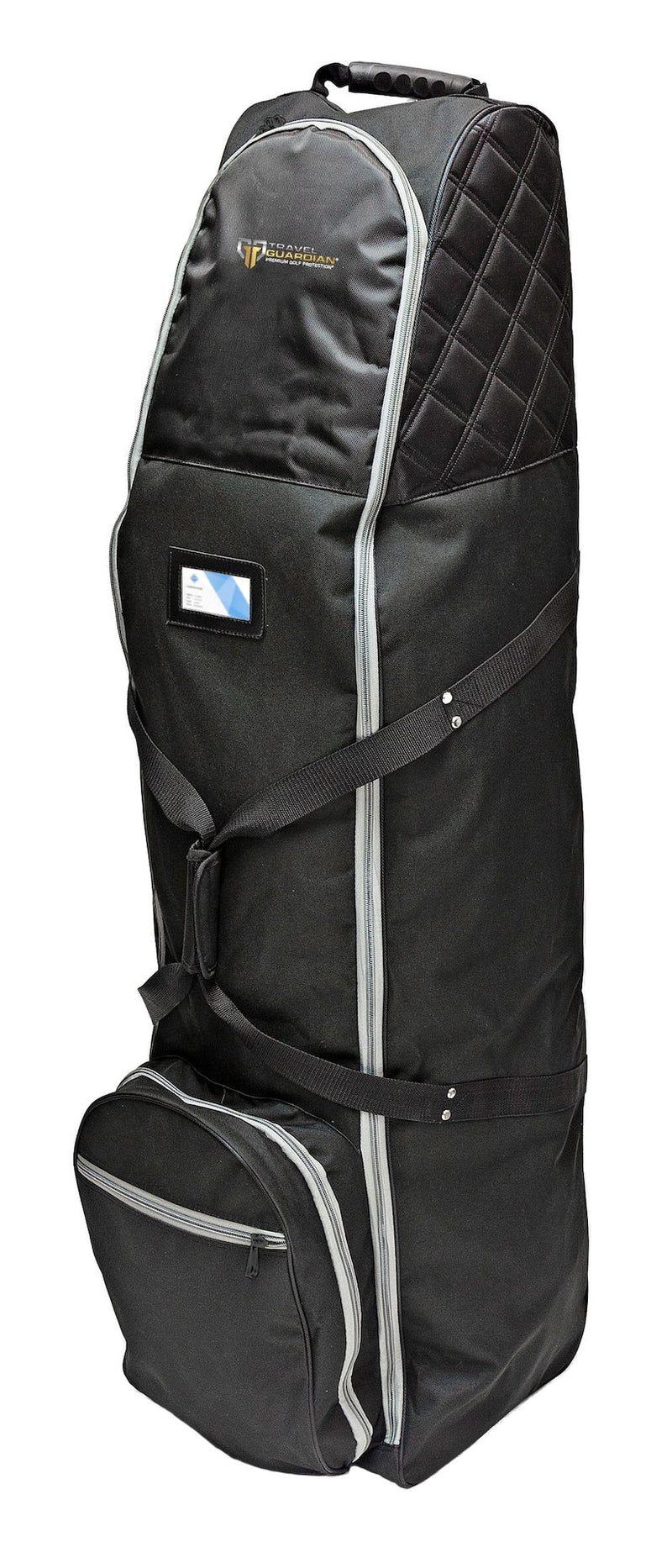 MTRX Premium Travel Golf Bag Cover with Quilted Protection & Extra Storage, Black K7
