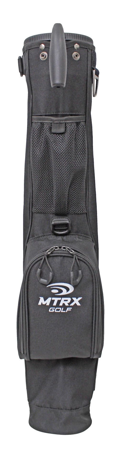 MTRX Sunday 3-Way Top Golf Stand Bag, Lightweight, Black E2