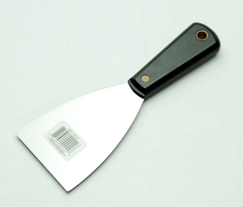 Multi-Purpose Flexible Carbon Steel Wall/Paint Scraper & Spackling/Putty Knife, 3-in V1