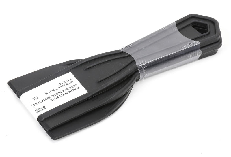 Multi-Purpose Plastic Spackling/Putty Knife, Wall and Paint Scraper Set, 3-pc Q8