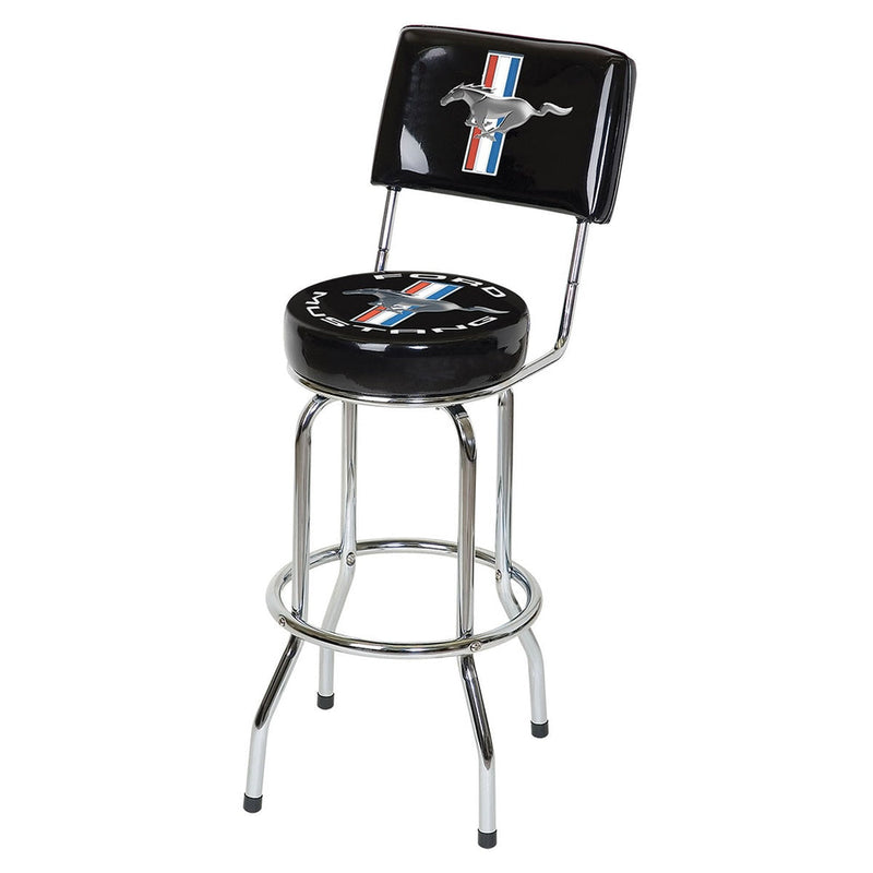 Mustang Swivel Bar Stool with Backrest B5