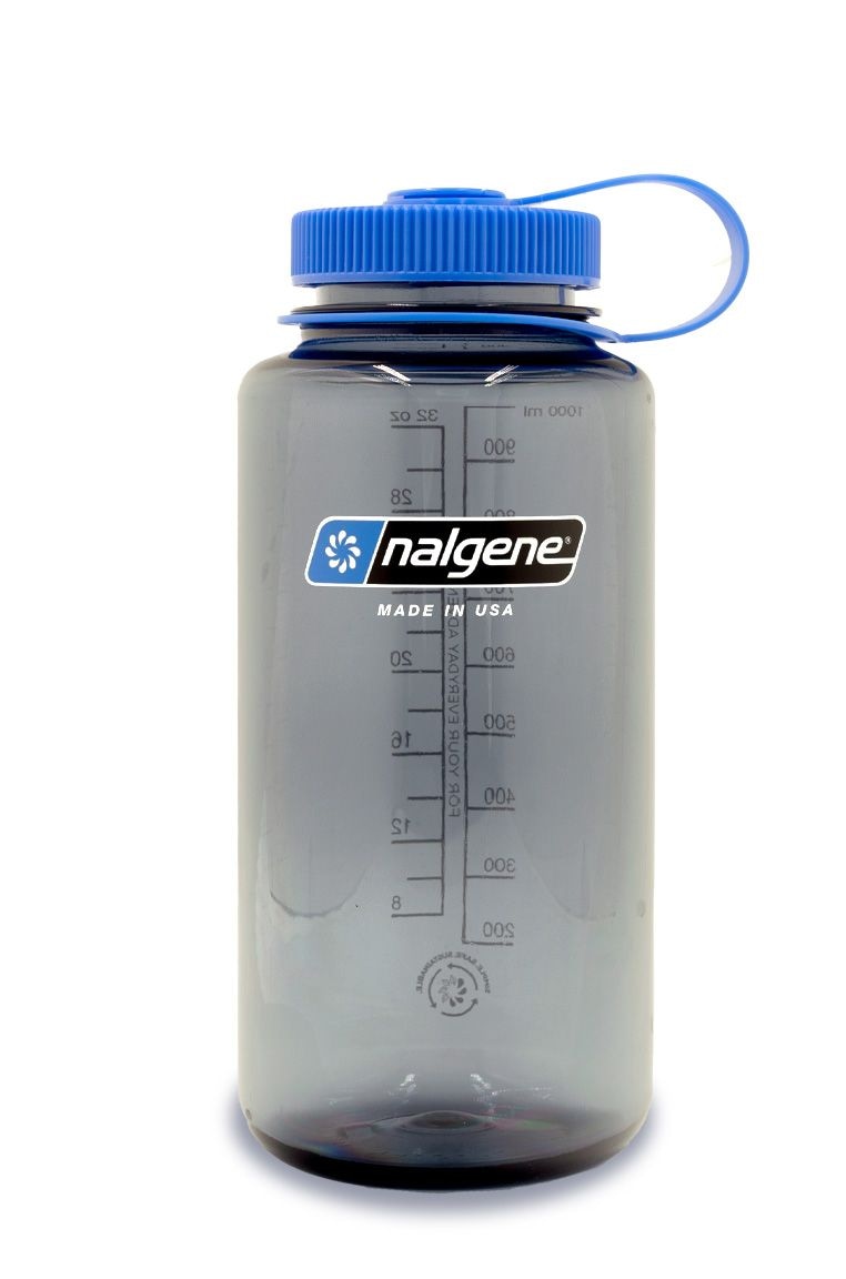 Nalgene Sustain Wide Mouth Water Bottle, Grey, 1 L Z2