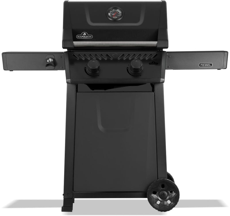 Napoleon Rebel 365 2-Burner LP Gas BBQ, Matte Black G3