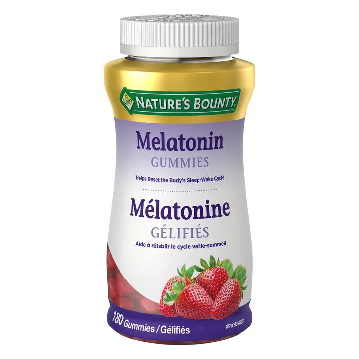 Nature's Bounty Melatonin Gummies, 180 Gummies N8
