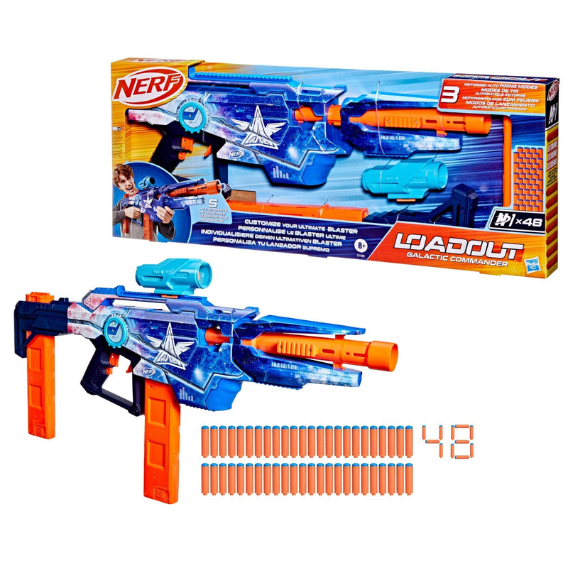 NERF Battlefield Commander Motorized Blaster for Ages 8+ Q1