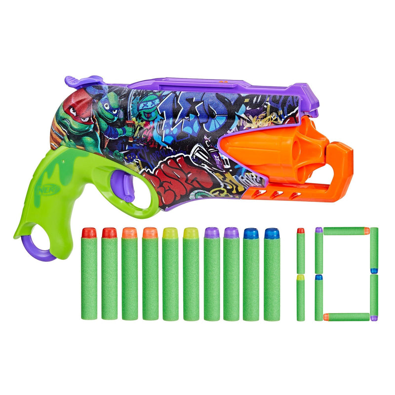 NERF Inked Teenage Mutant Ninja Turtles 5-Dart Blaster W0