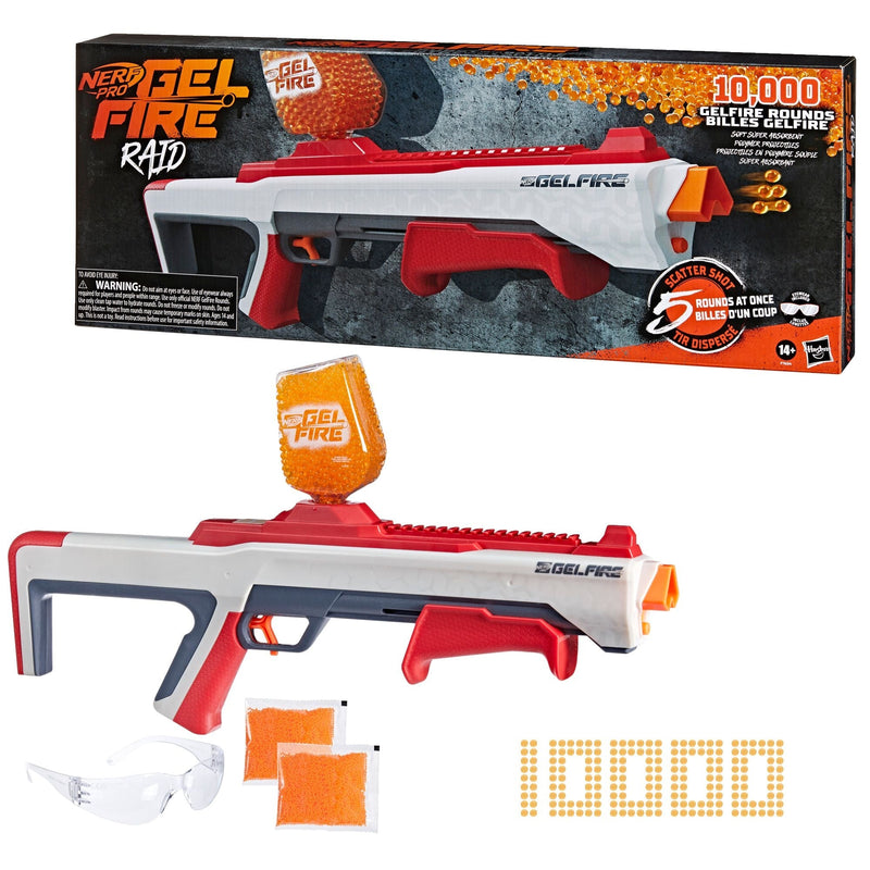 Nerf Pro Gelfire Raid Blaster with 10000 Gelfire Rounds G3