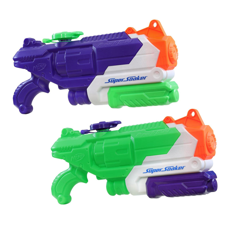 Nerf Super Soaker Breach Blast Water Soakers Toy, 2-pk X1