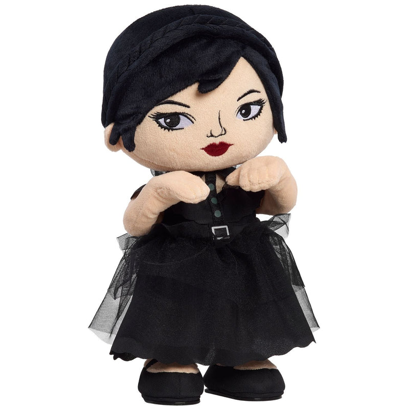 NETFLIX Wednesday Addams Dancing Plush Doll, 12.5-in W4