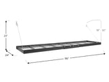 New Age Pro Series Wall Mounted Steel Shelf, 2-ft x 8-ft