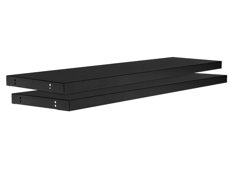 NewAge Bold 3.0 Display Wall Shelf Set, 48-in, Black, 2-pk O2