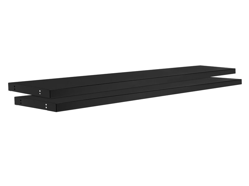 NewAge Bold 3.0 Display Wall Shelf Set, 72-in, Black, 2-pk F3