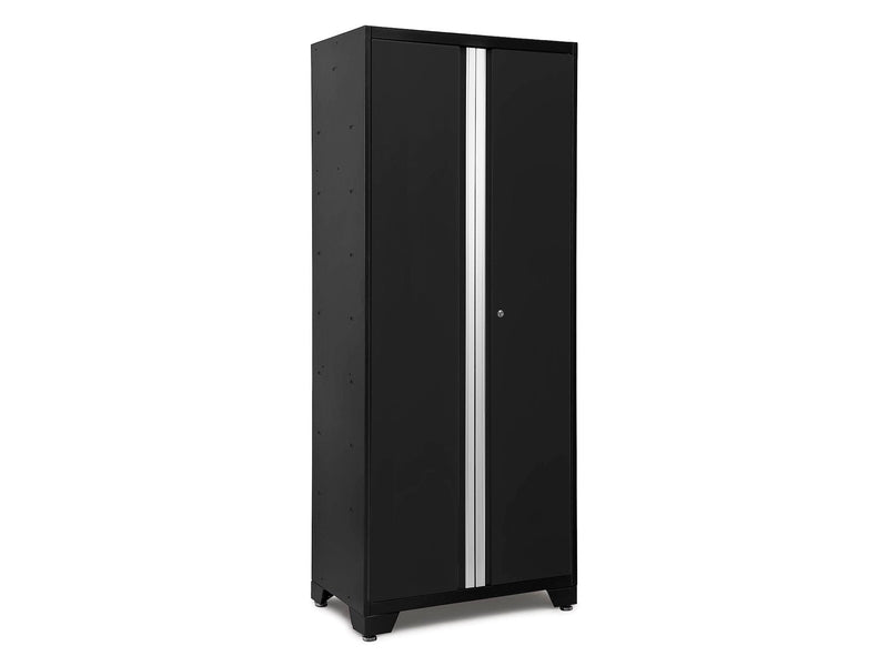 NewAge Bold Series 24-Gauge Steel RTA Storage Locker with 3 Shelves, Black, 30-in K1