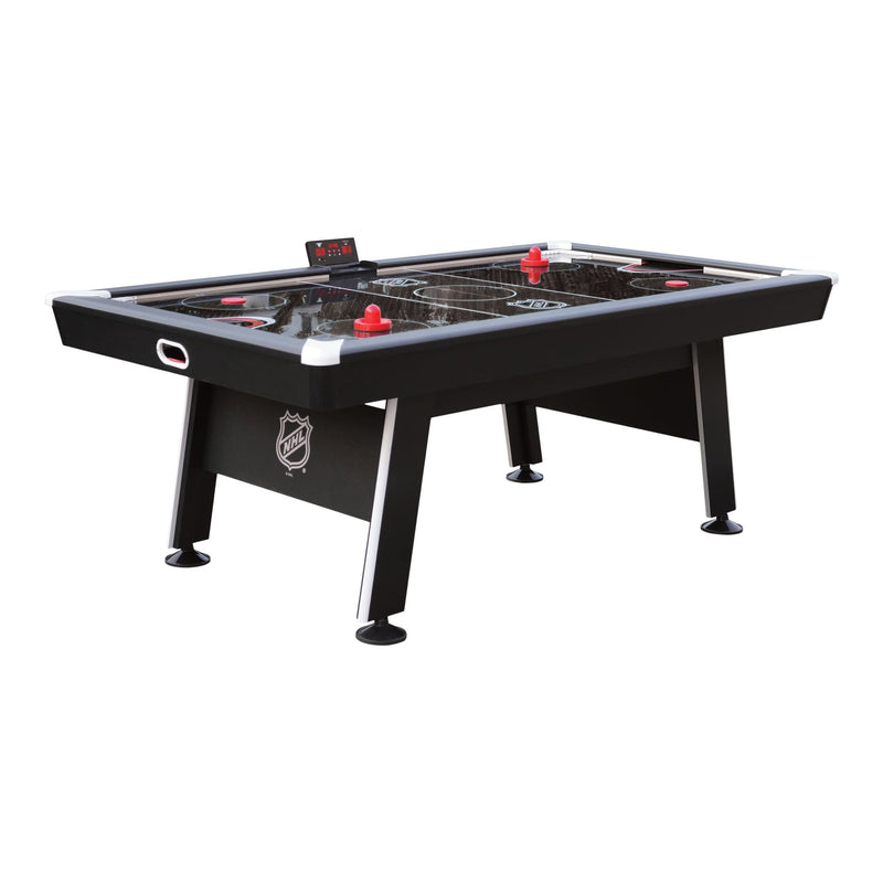 NHL Attacker Hover Air Hockey Game Table with Electronic Scoreboard, Pucks & Pushers, 84-in Z5