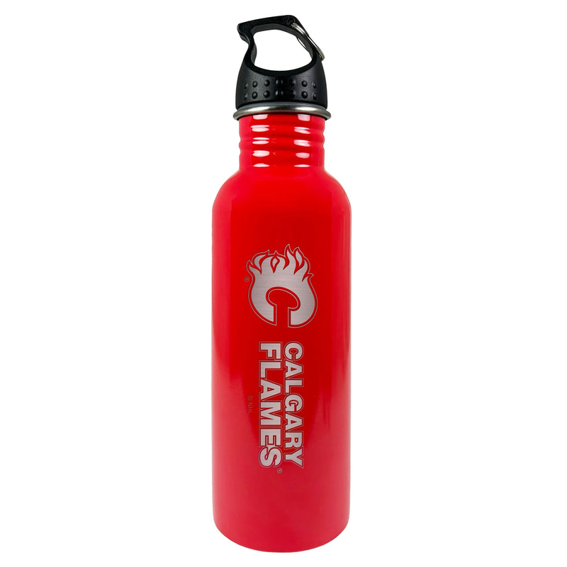 NHL Calgary Flames Stainless Steel Water Bottle, 25-oz W9