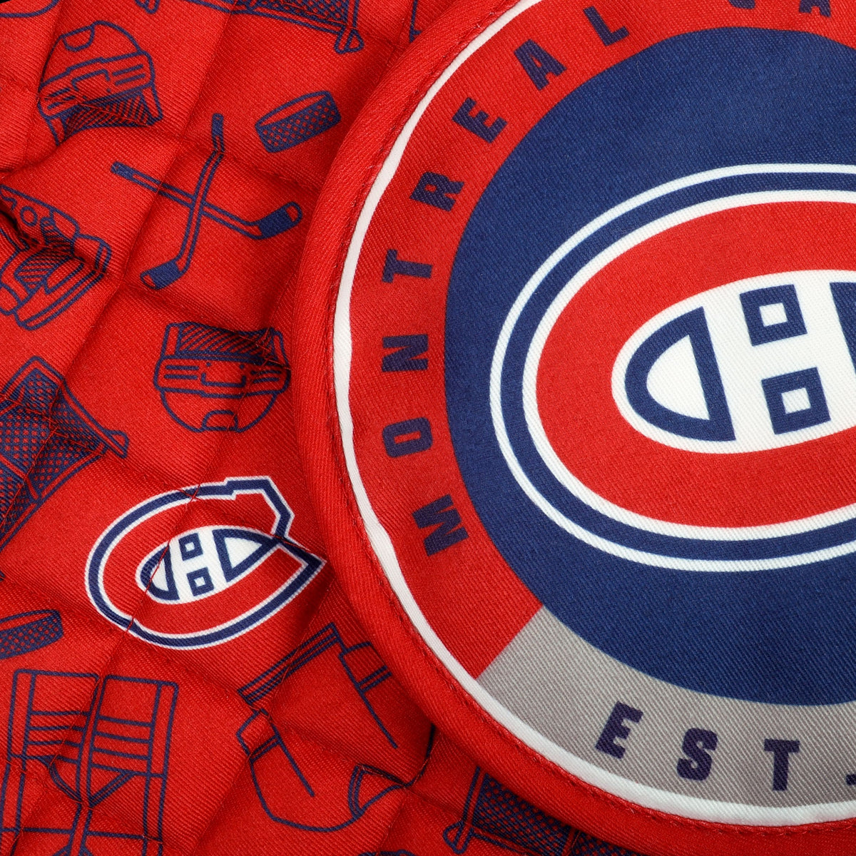 NHL Montreal Canadiens Kitchen Oven Mitt Pot Holder Set, 2-pc