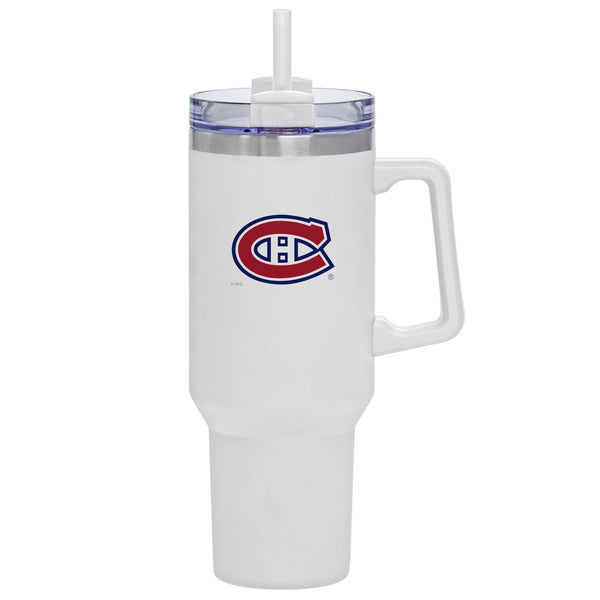 NHL Montreal Canadiens Travel Mug with Straw and Handle, 40-oz S9