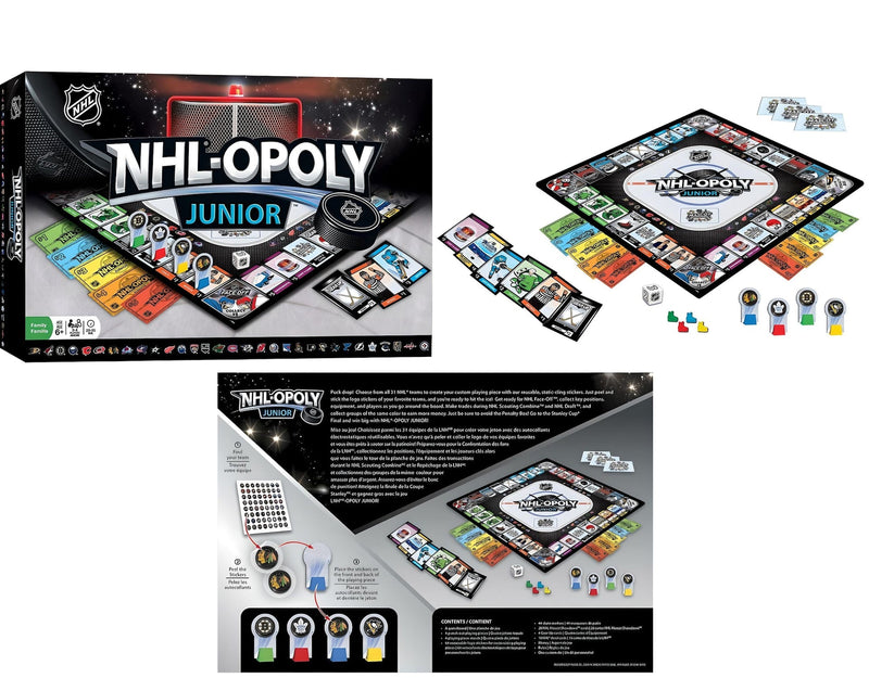 NHL-OPOLY Hockey-Themed Board Game for 2-4 Players L2