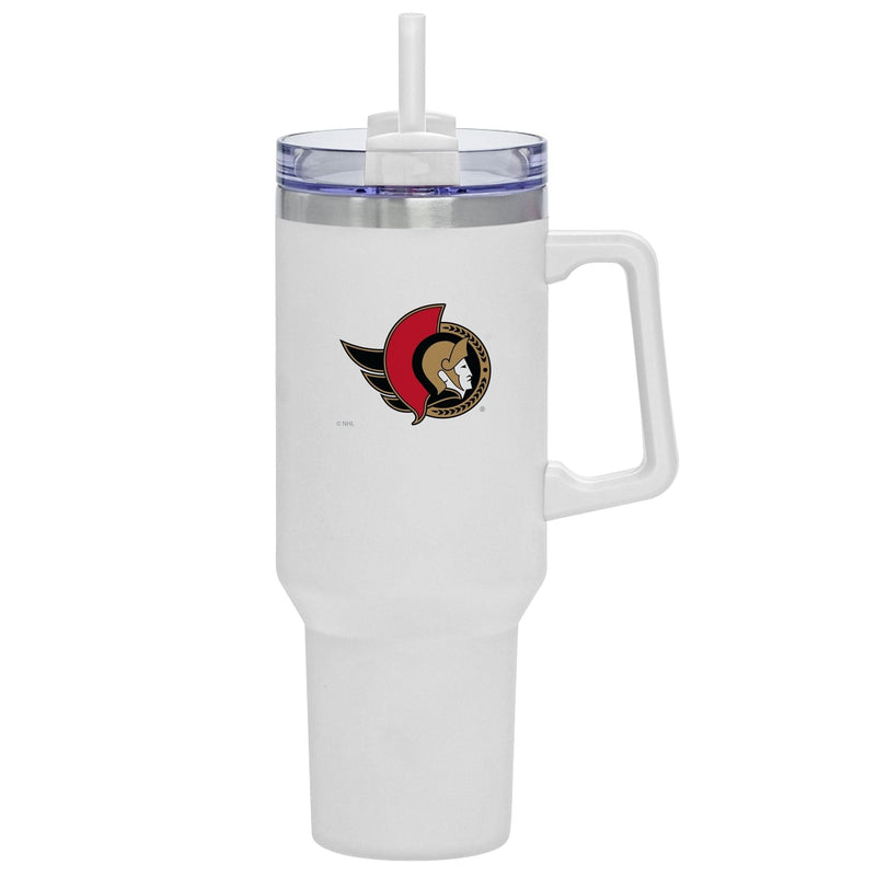 NHL Ottawa Senators Travel Mug with Straw and Handle, 40-oz T2