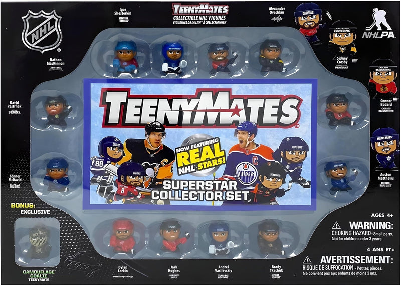 NHL Teenymates Collectible Gift Set for Ages 4+, 1-in, 13-pc H3