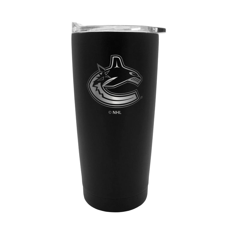 NHL Vancouver Canucks Executive Stainless Steel Insulated Travel Tumbler, Black, 20-oz A3