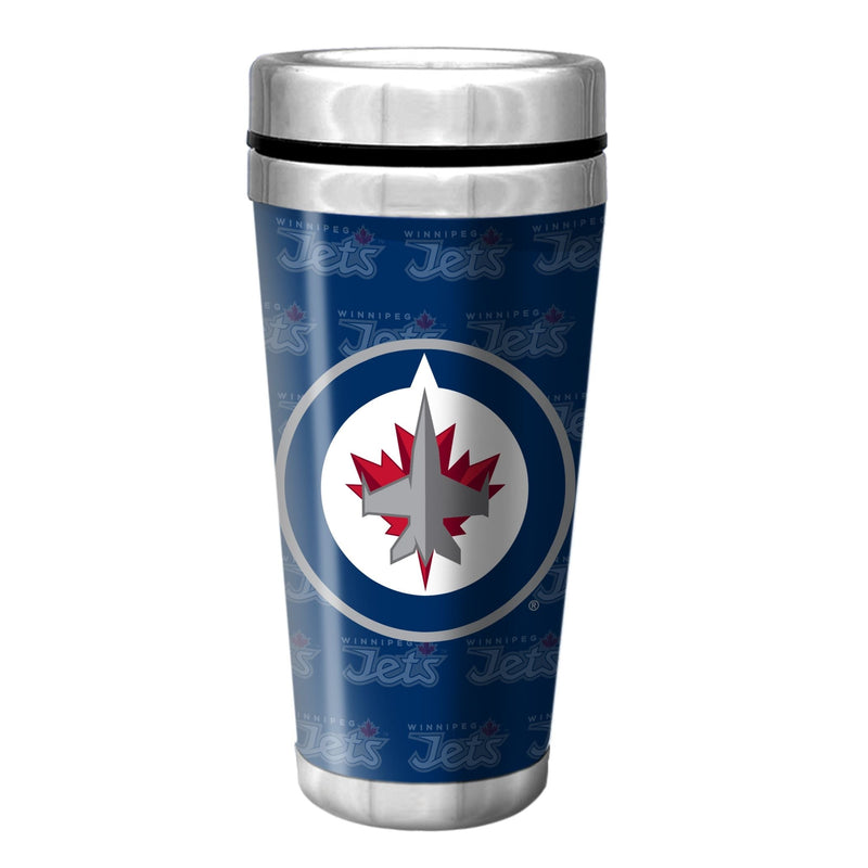 NHL Winnipeg Jets Full Wrap Wallpaper Travel Mug, 14-oz Y9