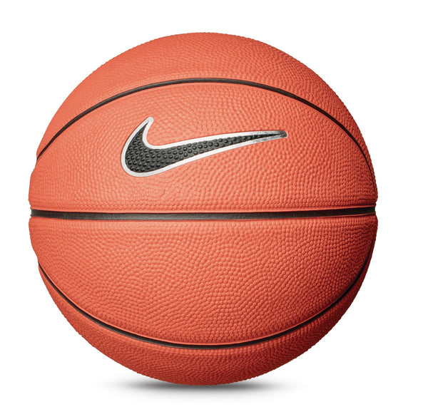 Nike Skills Mini Kids' Indoor/Outdoor Rubber Basketball, Size 3 (22.5-in), Amber/Black/White T2