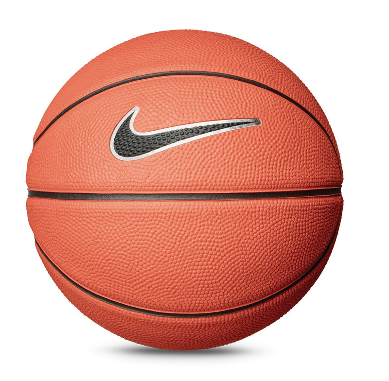 Nike Skills Mini Kids' Indoor/Outdoor Rubber Basketball, Size 3 (22.5-in), Amber/Black/White T2