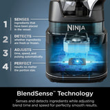 Ninja BlendSense Duo Blender with 72-oz Full-Size Pitcher & Pre-Set Programs, Includes Two 24-oz Single-Serve Cups, 1800W