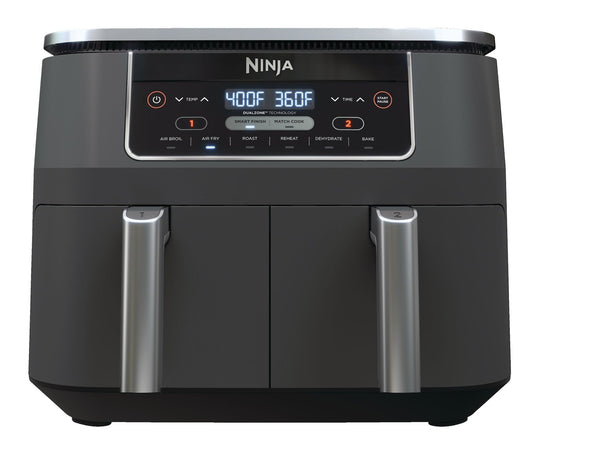 Ninja Foodi 2-Basket Air Fryer with 6 Cooking Functions, 8 Qt R9