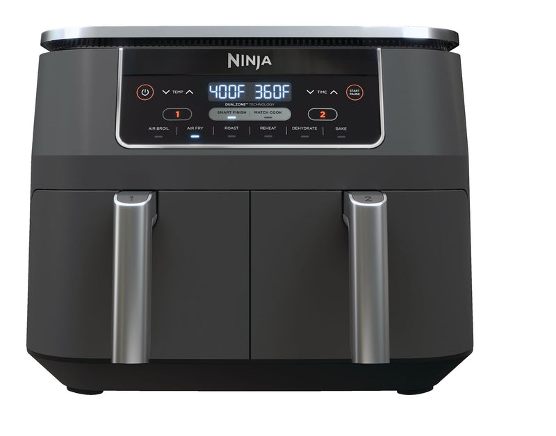 Ninja Foodi 2-Basket Air Fryer with 6 Cooking Functions, 8 Qt R9