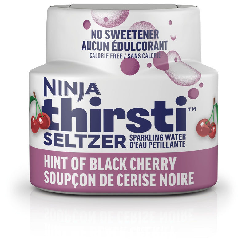 Ninja Thirsti SELTZER Black Cherry Flavoured Water Drops X2