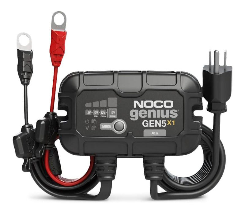 NOCO GEN5X1 Onboard Smart Battery Charger/Maintainer/Desulfator, 1-Bank, 5-Amp, 12V V0