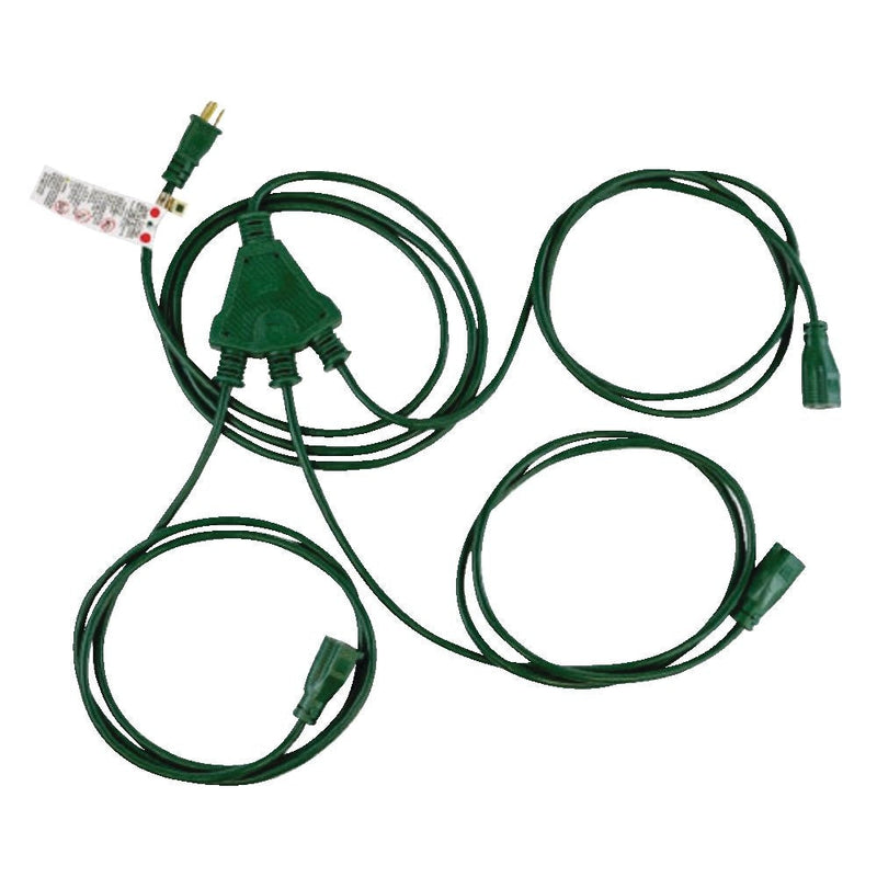 NOMA 28-ft Outdoor 3-Split Extension Cord X4