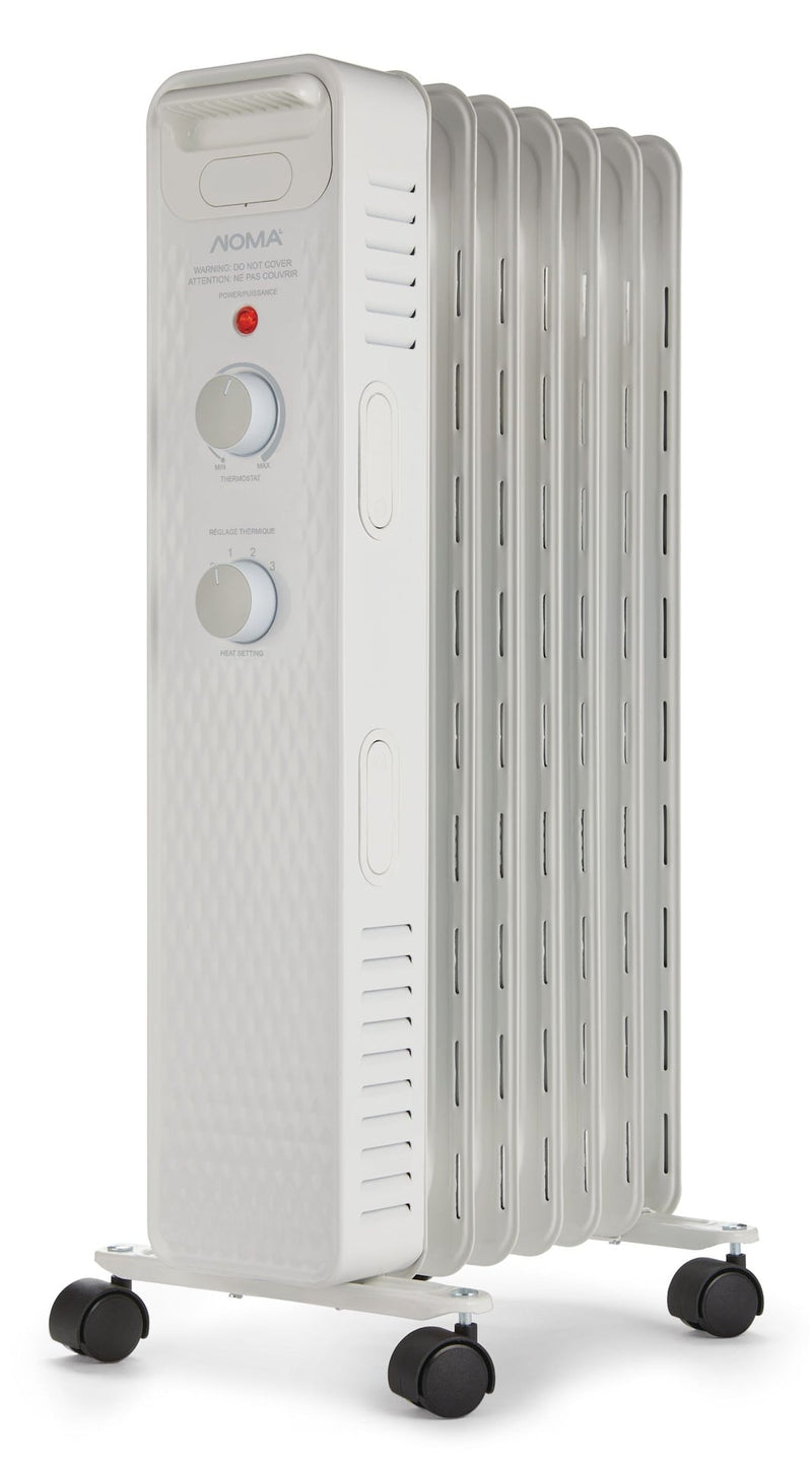 NOMA 3-Setting Mechanical Oil Filled Radiator with Adjustable Thermostat K0