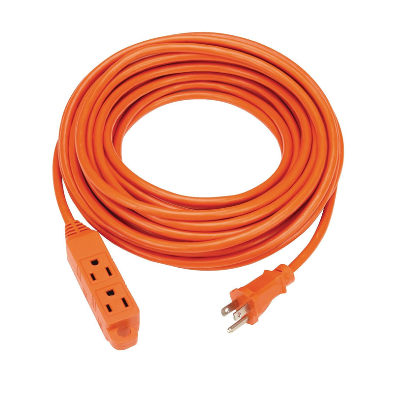 NOMA 50-ft 16/3 Outdoor Extension Cord with 3 Grounded Outlets & Banana End, Orange T7