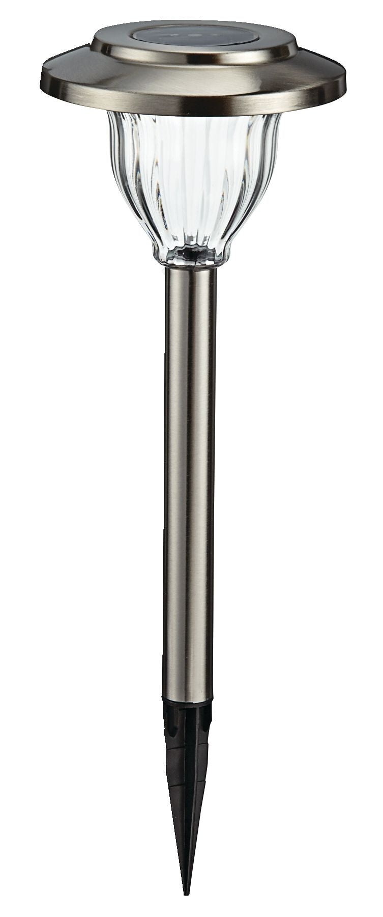 NOMA Outdoor Pure White LED Solar Stainless Steel Garden & Pathway Stake Lights, 10-Pk Z4