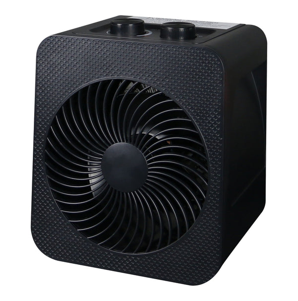 NOMA Portable 2-In-1 Personal Heater & Fan, 1500W, Black M1