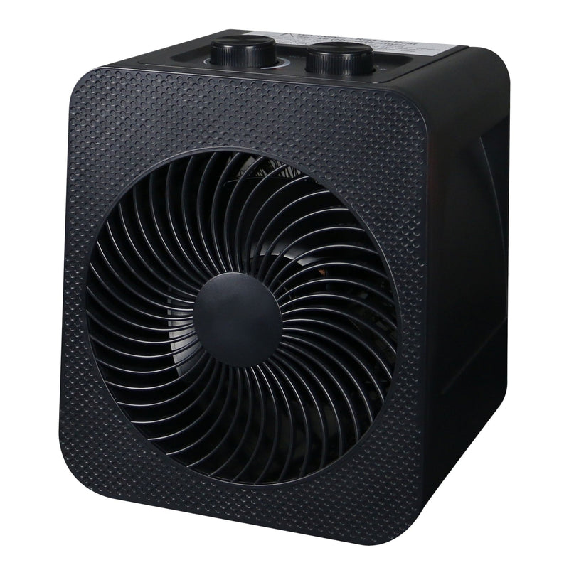 NOMA Portable 2-In-1 Personal Heater & Fan, 1500W, Black M1
