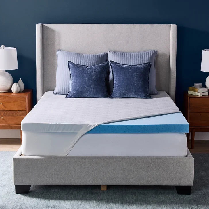 Novaform 3 in. Advanced Cooling Gel Memory Foam Mattress Topper G5