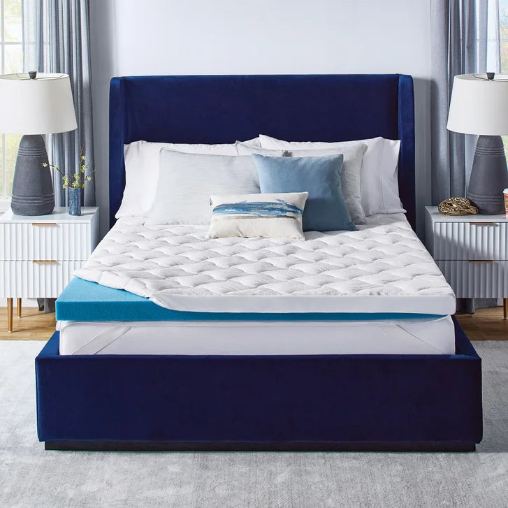 Novaform 3 in. Comfort Grande Plus Advanced Foam Mattress Topper J0