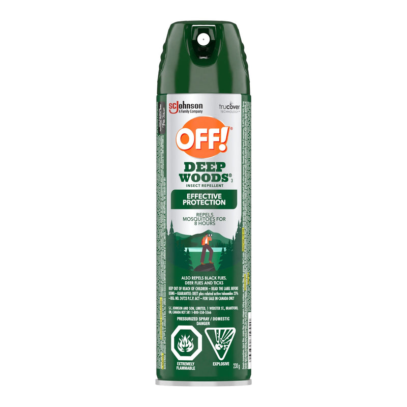 OFF! Deep Woods 8-Hour 25% DEET Bug Spray, 230-g Q8