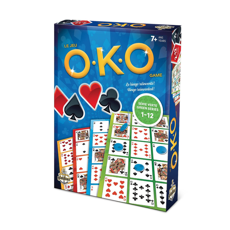 O.K.O. Green-Series Family Board Game, Bilingual, Ages 7+ V3