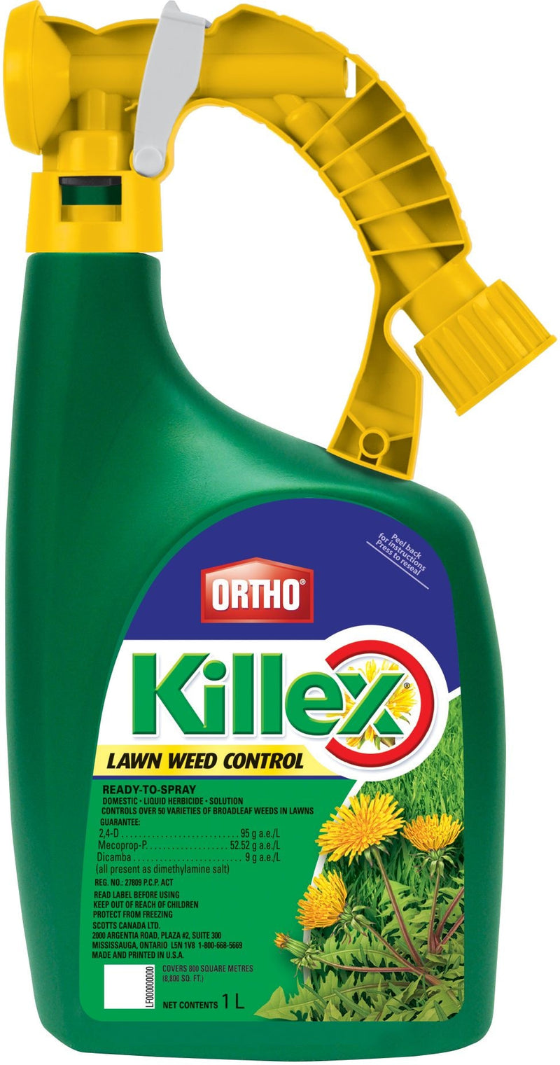 Ortho Killex Ready-to-Spray Lawn Weed Control/Killer, Herbicide, 1-L P2