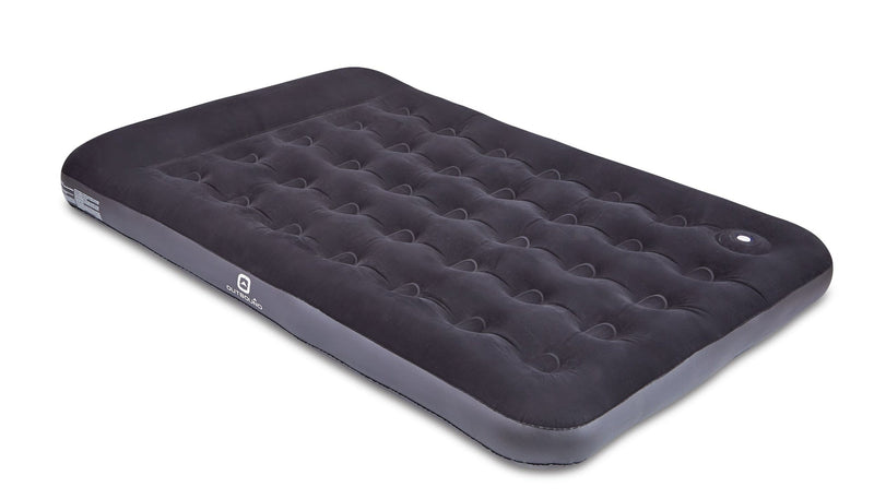 Outbound Double Single-High Inflatable Air Mattress/Airbed with Built-In Foot Pump & Pillow Y1