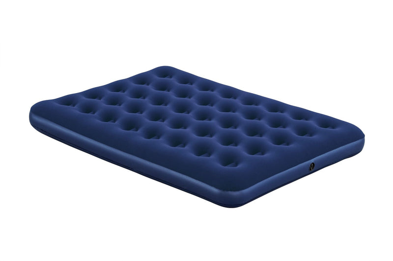 Outbound Double Single-High Inflatable Air Mattress/Airbed with Flocked Top & Repair Kit G6