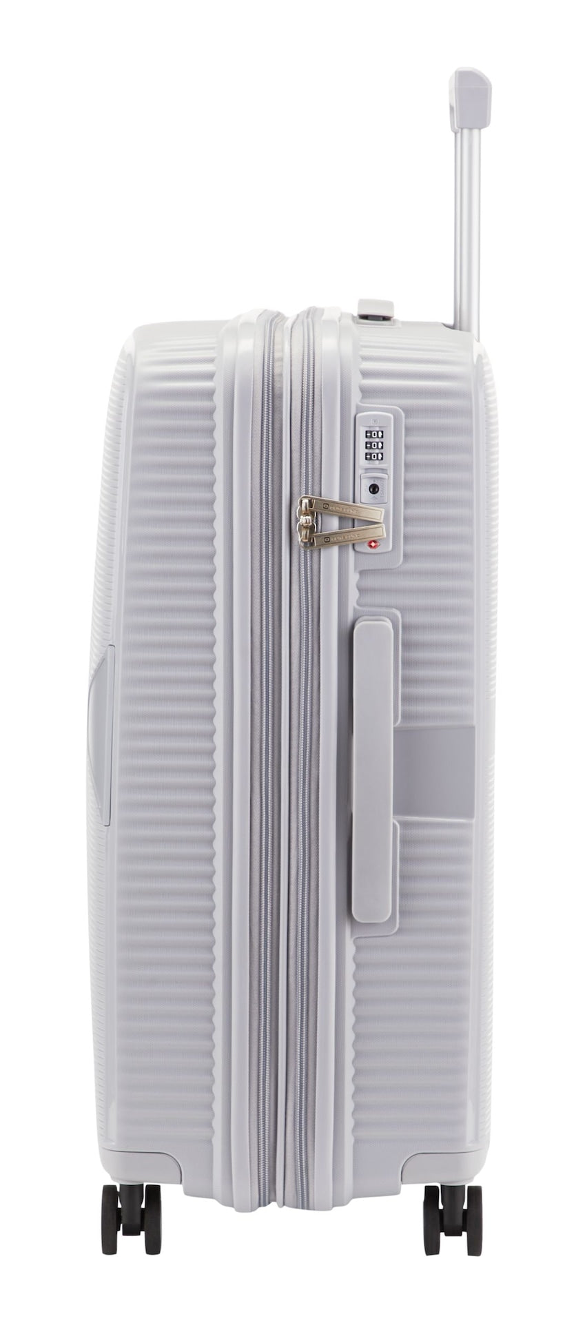 Outbound Hardside Medium Luggage Bag, Silver