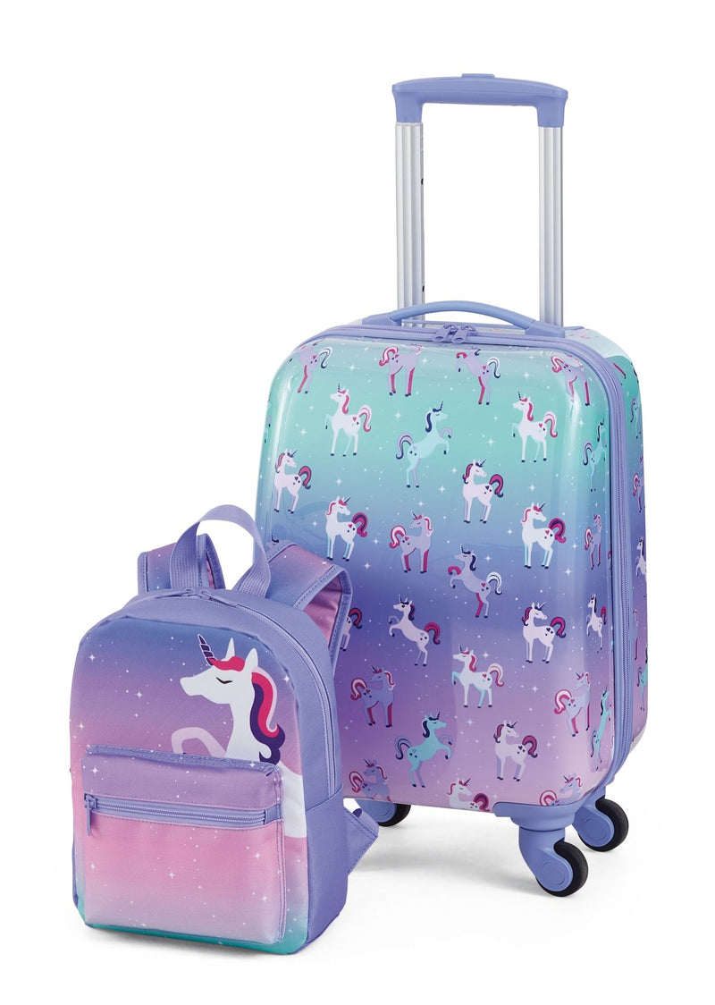 Outbound Kids Unicorn Hardside Luggage, 2-pc, Outbound Hardside Spinner Luggage, 23-in, Outbound Hardside Carry-On Spinner Flex Travel Suitcase,... A8