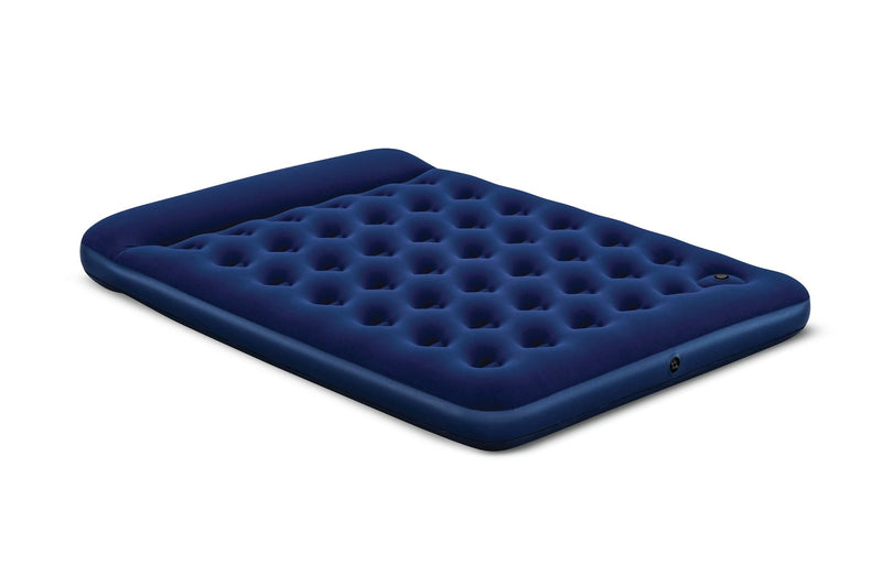 Outbound Queen Airbed with Built-In Manual Pump, PVC, Black G3